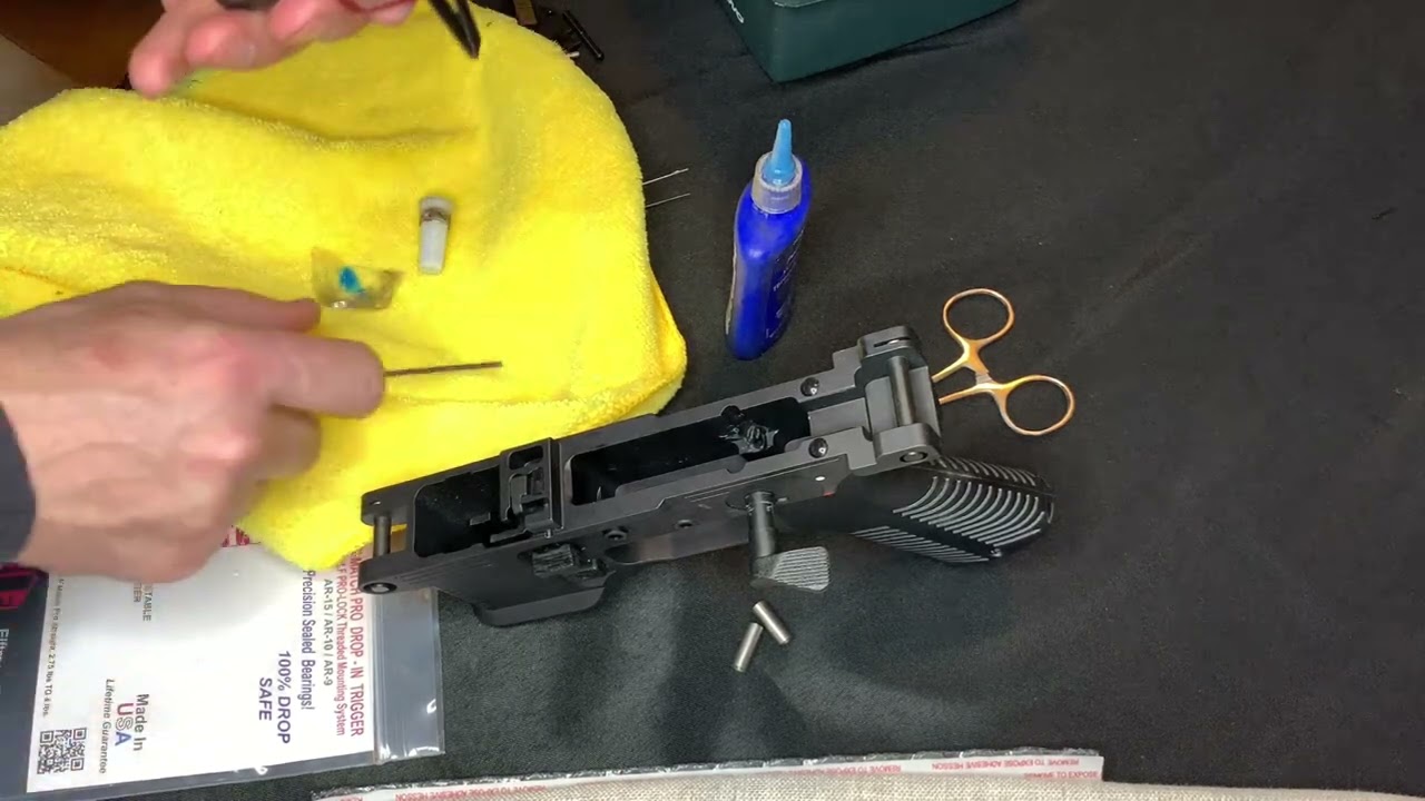 Elftmann trigger install in B&T metal lower
