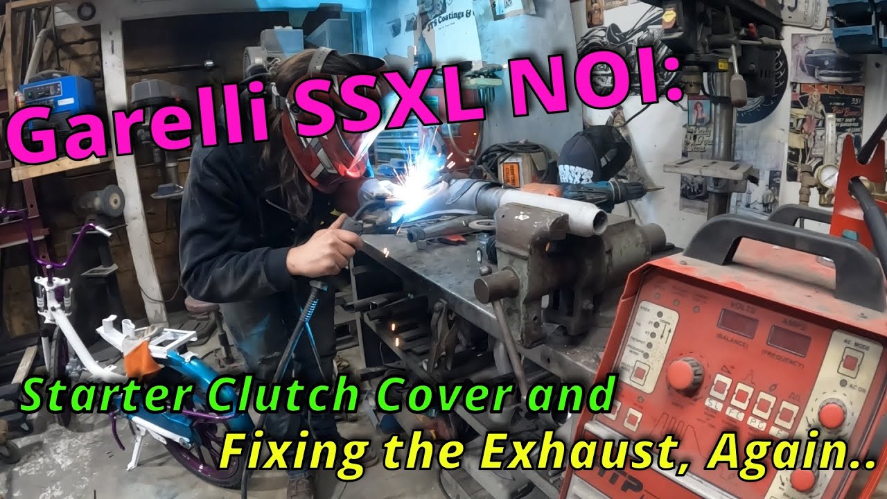 Garelli SSXL NOI:  Starter Clutch Cover and Exhaust Mount Corrections