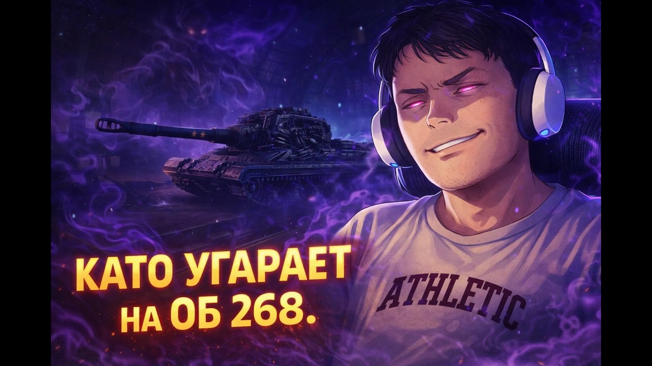 КАТО УГАРАЕТ НА ОБ 268. ПОМОГИТЕ НАБРАТЬ 100 ЛАЙКОВ.