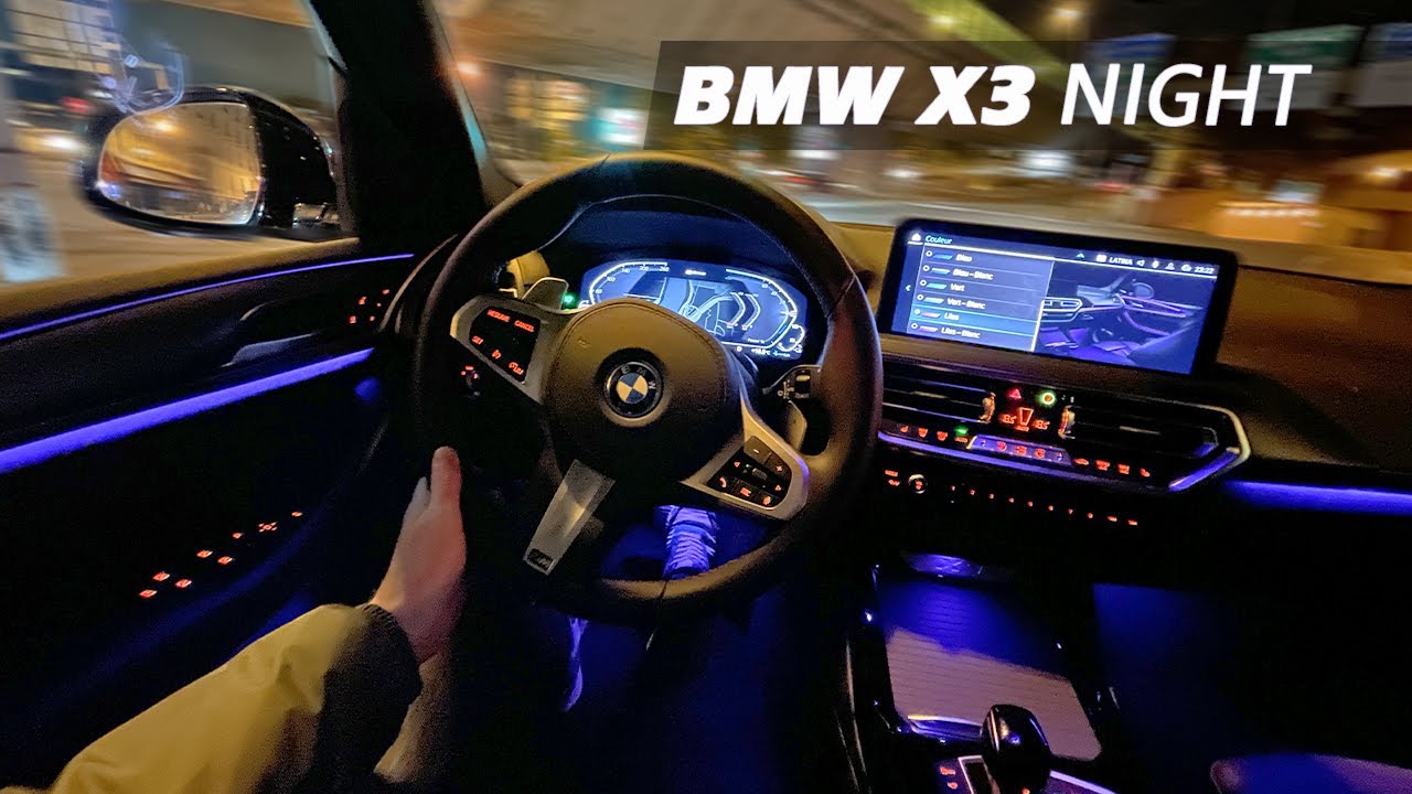 Intérieur Dépassé ? BMW X3 MSport 2023 - Conduite de nuit au volant de ce SUV