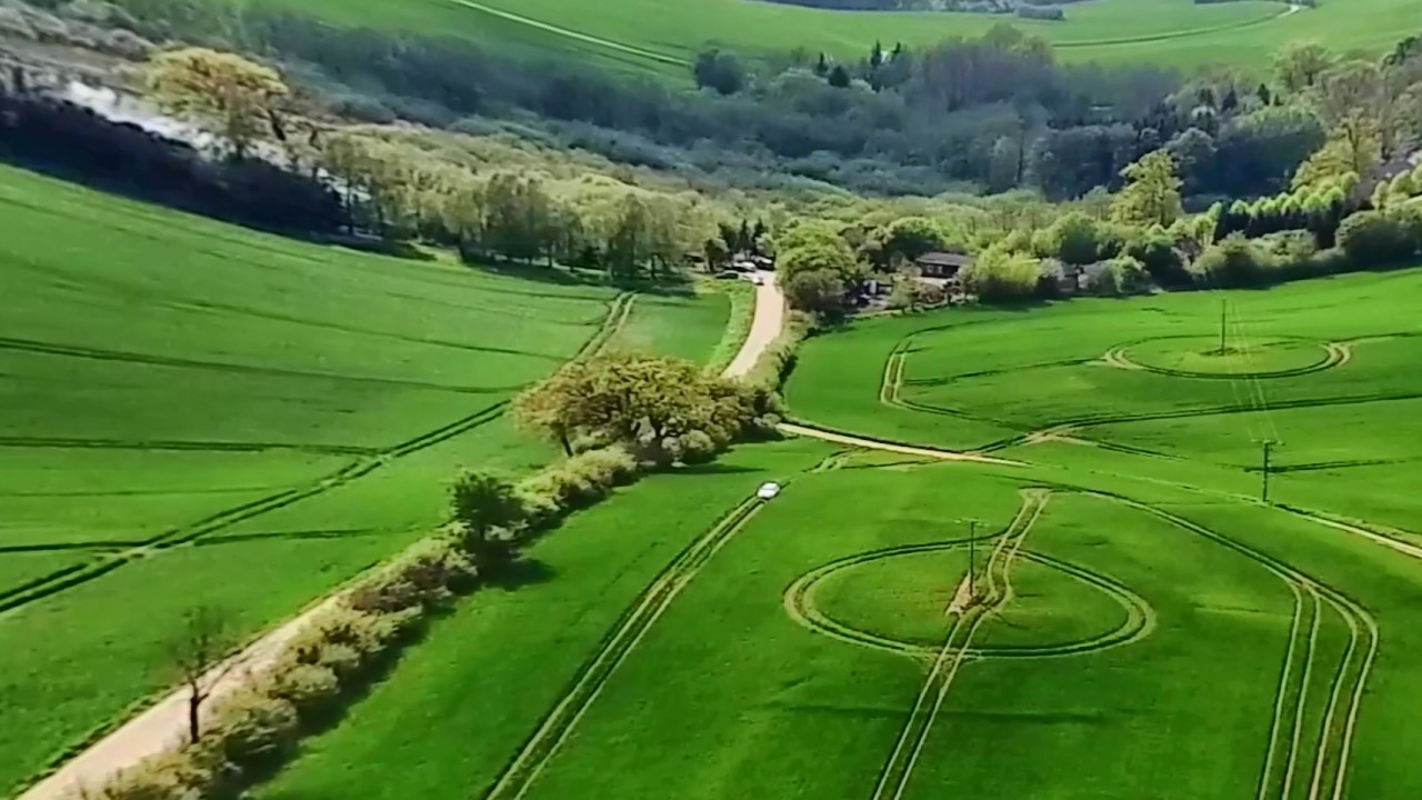 360° Grad - 4K Full HD - Blauer Himmel - Wolken - Sonne - Horizont Wunderschöne Natur Deutschlands