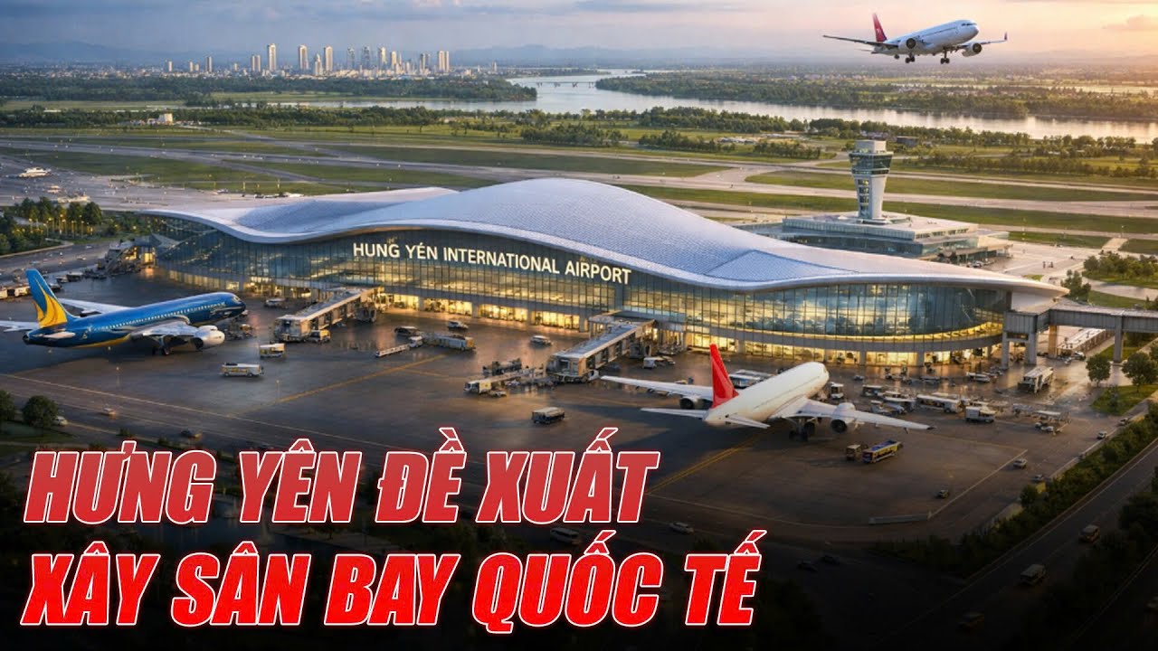 HƯNG YÊN đề xuất xây SÂN BAY QUỐC TẾ, xây CẢNG BIỂN đón tàu 5.000 tấn sau năm 2030