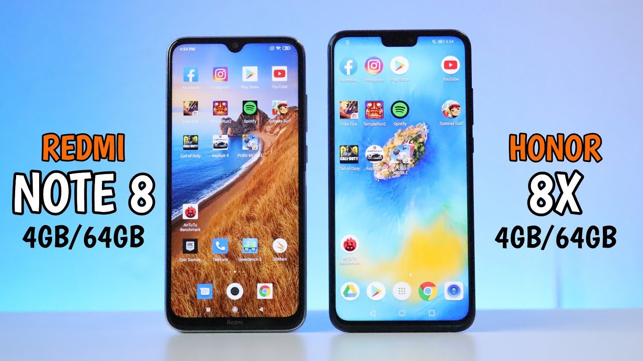 Redmi Note 8 vs Honor 8X | Speed Test | ¿Cual es mas rapido?🔥
