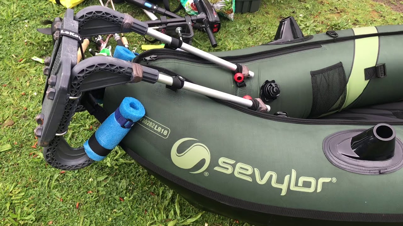 Setting up a Motorized Kayak and Catching Fish🎣🐠