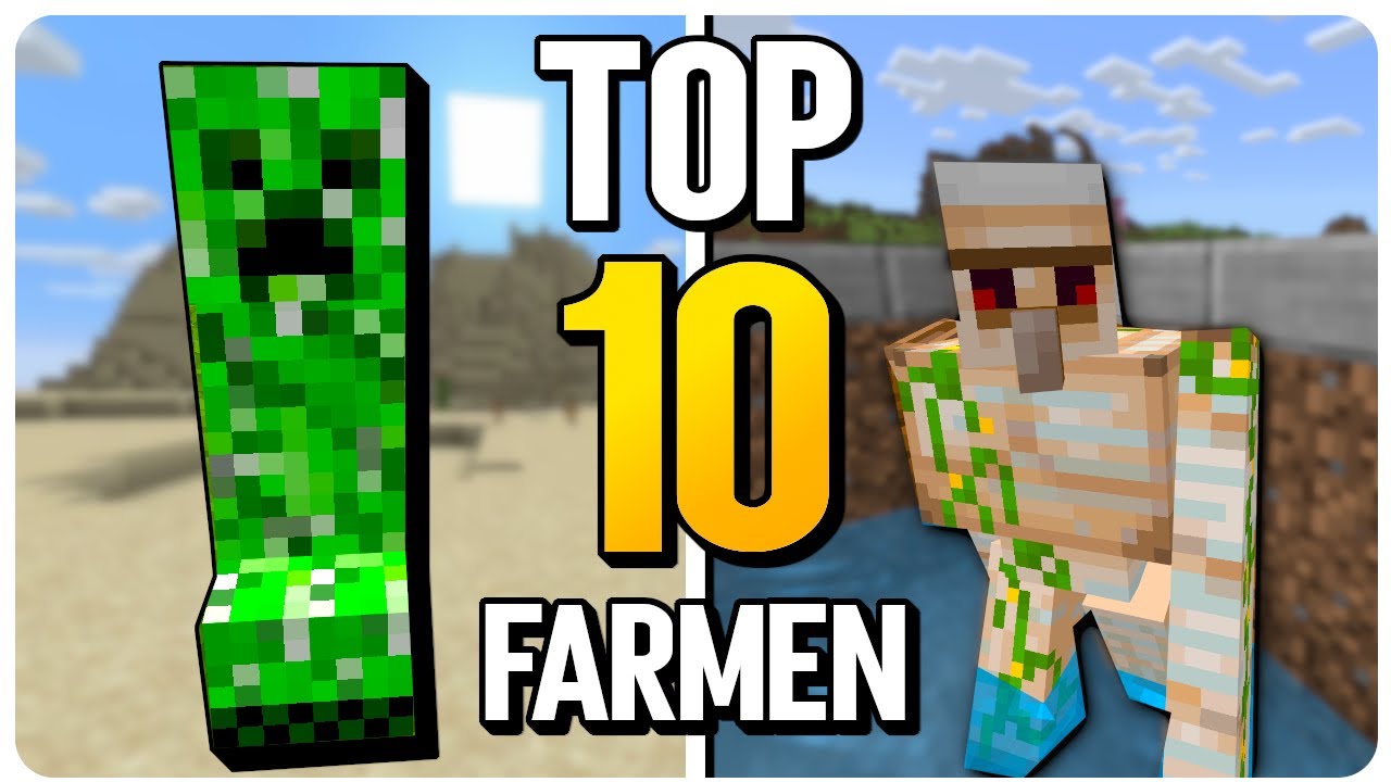 Die 10 Beste Farmen für Minecraft Bedrock 1.21!
