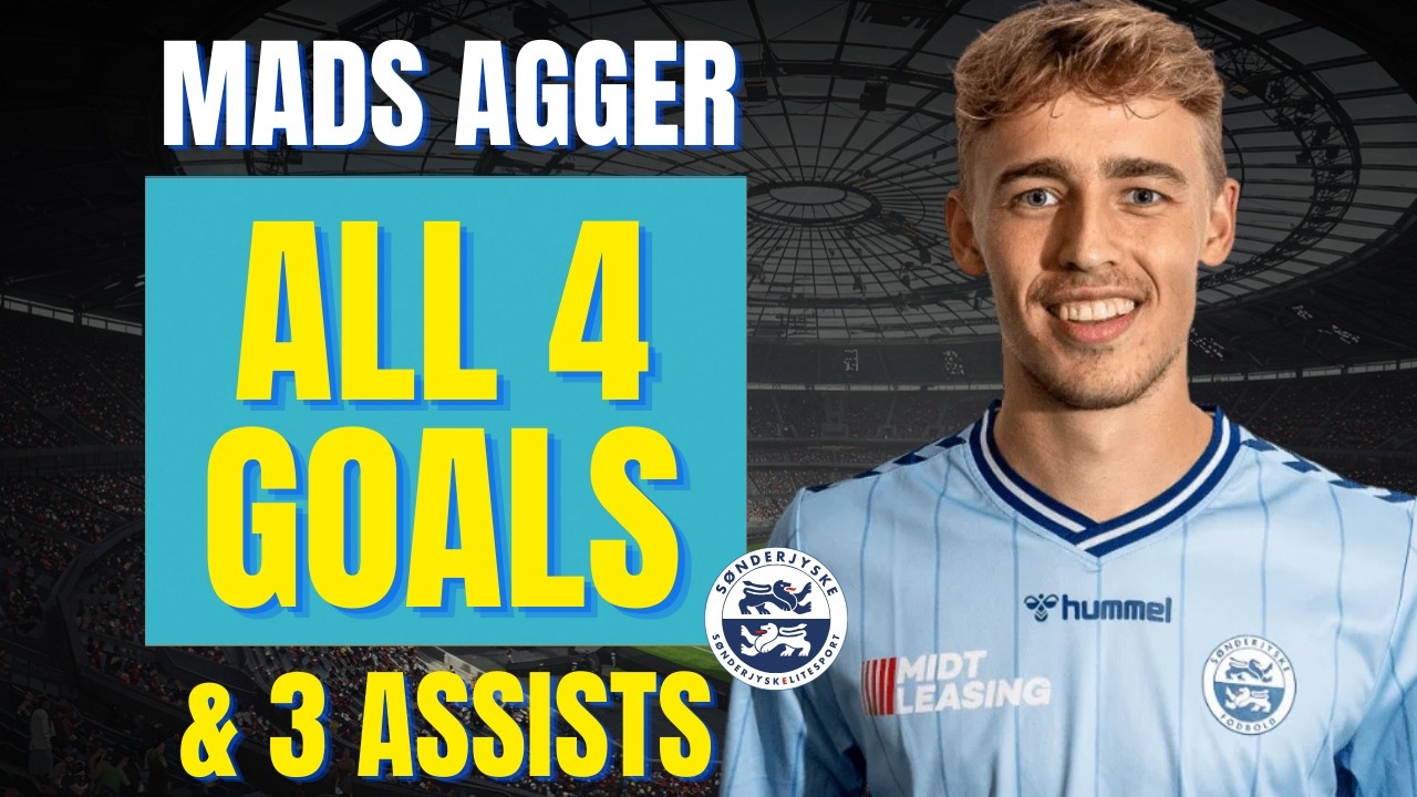 Mads Agger - ALL 4 GOALS & ASSISTS FOR SONDERJYSKE IN 25/26 | Skills & Highlights