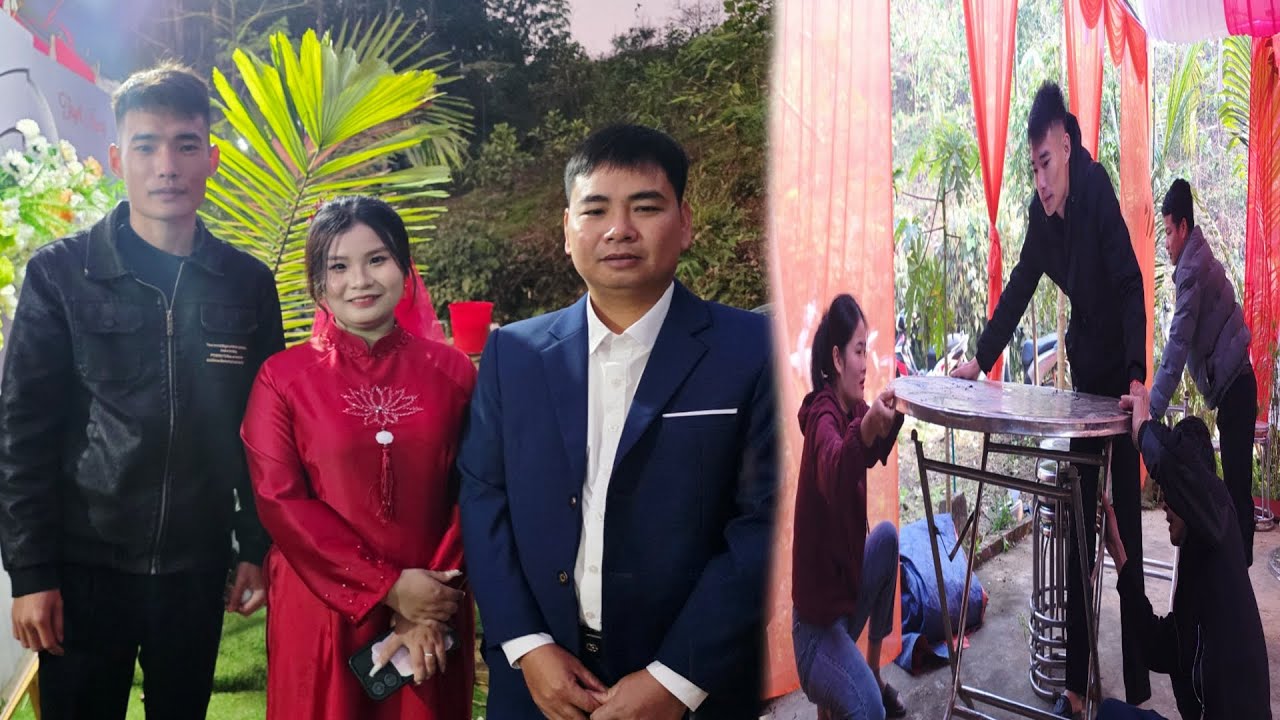 Dung and Thuan came together to help Tuyet organize her wedding.