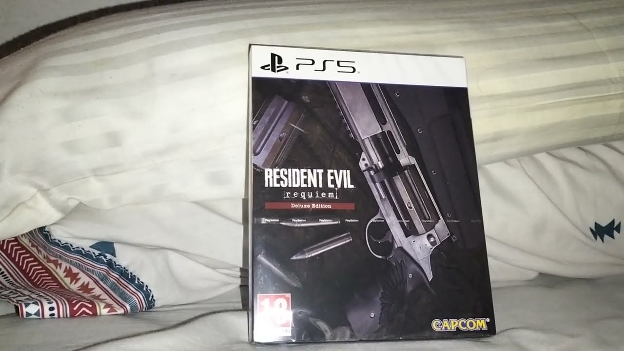 Unboxing de mi nuevo videojuego Resident Evil 9 Réquiem Deluxe Edition mostrando todo su interior 