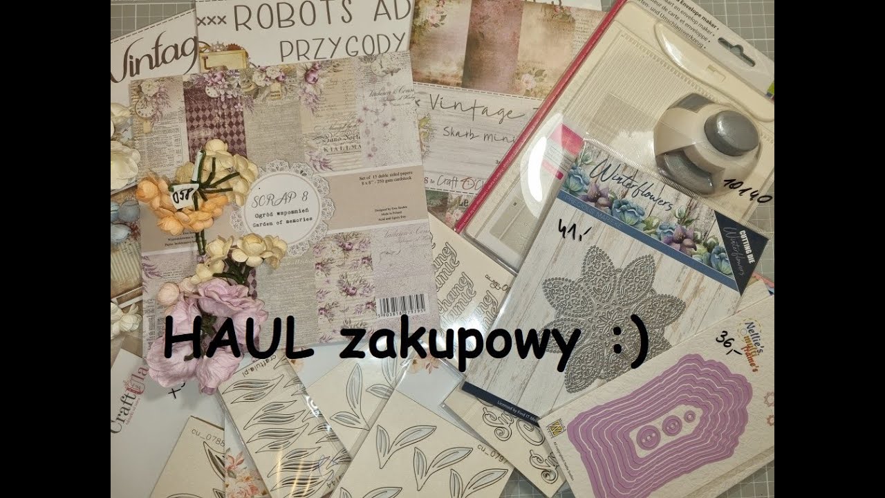 HAUL zakupowy - worki różności,  sklepik Gosi, scrap 8 ;)