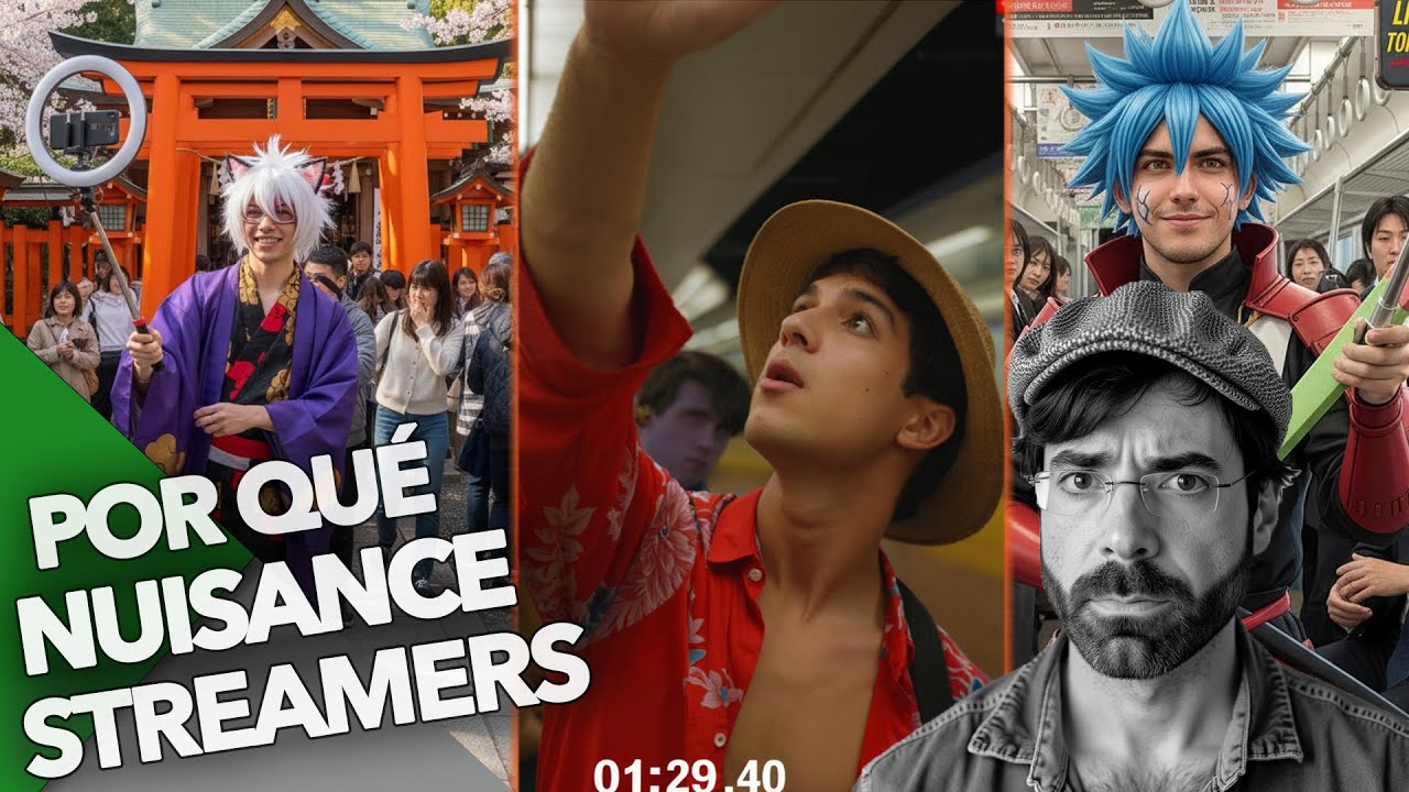 RESIDENTE ESPA&Ntilde;OL en JAP&Oacute;N ANALIZA EL FEN&Oacute;MENO DE LOS NUISANCE STREAMERS