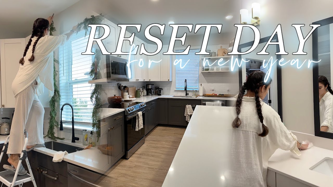 ✨RESET for 2024: getting back into a healthy routine, cleaning my apartment, organizing, & self care