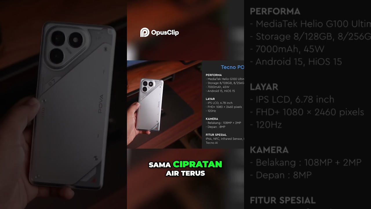 Tecno POVA 7 : Setting & Fitur Keren, Wajib Tahu!