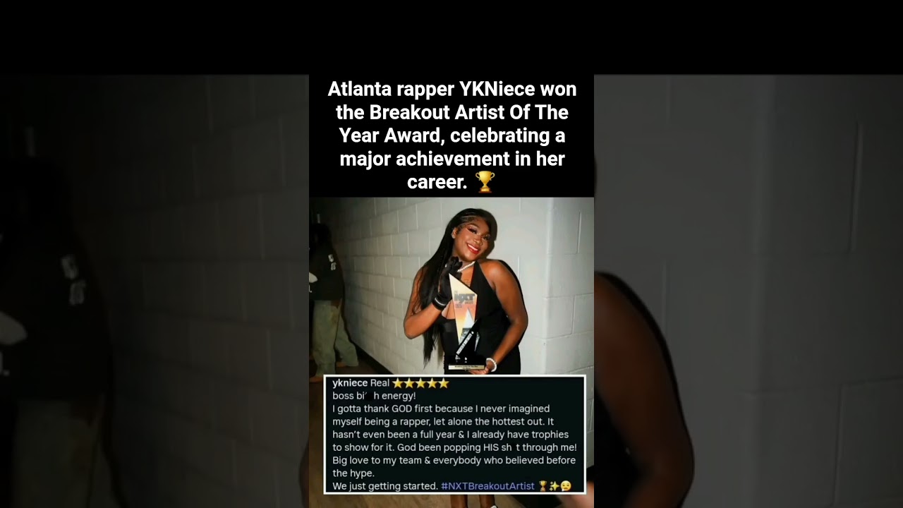 Atlanta rapper YKNiece wins award.​