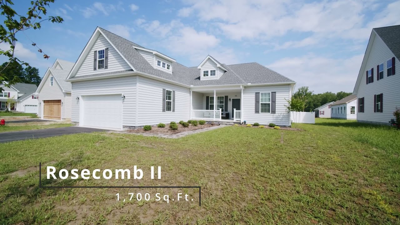 The Rosecomb II Model Home 3 Bed | 2 Bath | 2 Car Garage | 1,700 Sq.Ft.