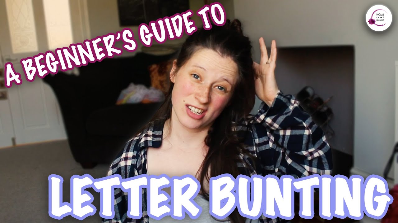 SEWING PROJECTS FOR BEGINNERS: How to make BUNTING