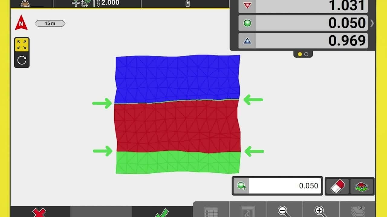 How to create a cut and fill map in Leica iCON site
