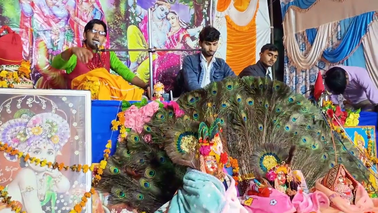 श्री मद भागवत कथा आचार्य अजीत शास्त्री जी गांव खेड़ा अतरौलीभक्त ध्रुव की कथा 9719219819,7505872028