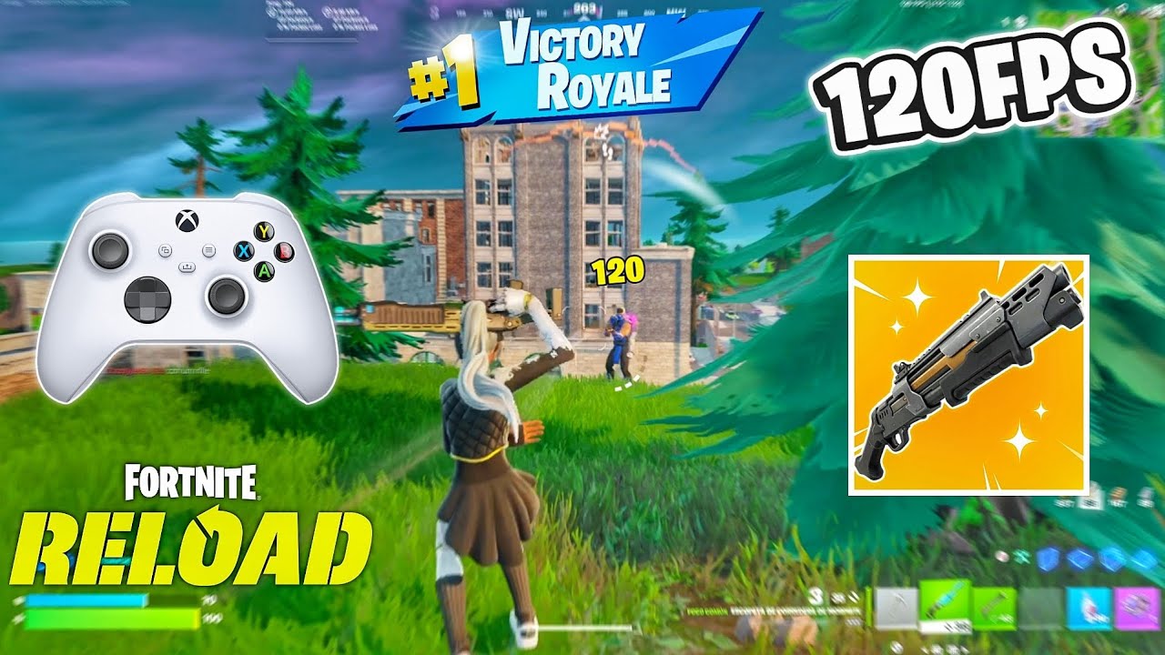 Fortnite Recarga en Xbox Series S | 2 WINS Gameplay 120FPS 🎮