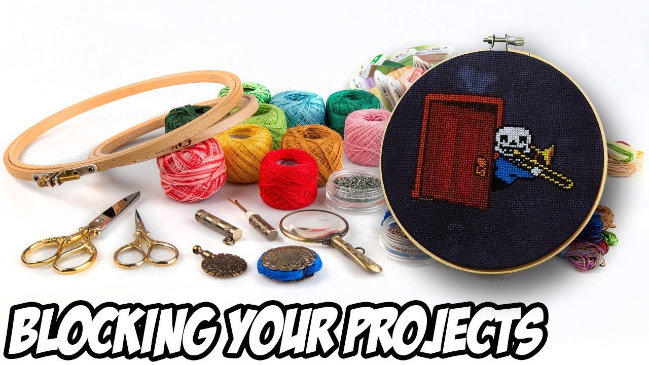Cross Stitch 101: Blocking your Projects | Embroidery Tutorial