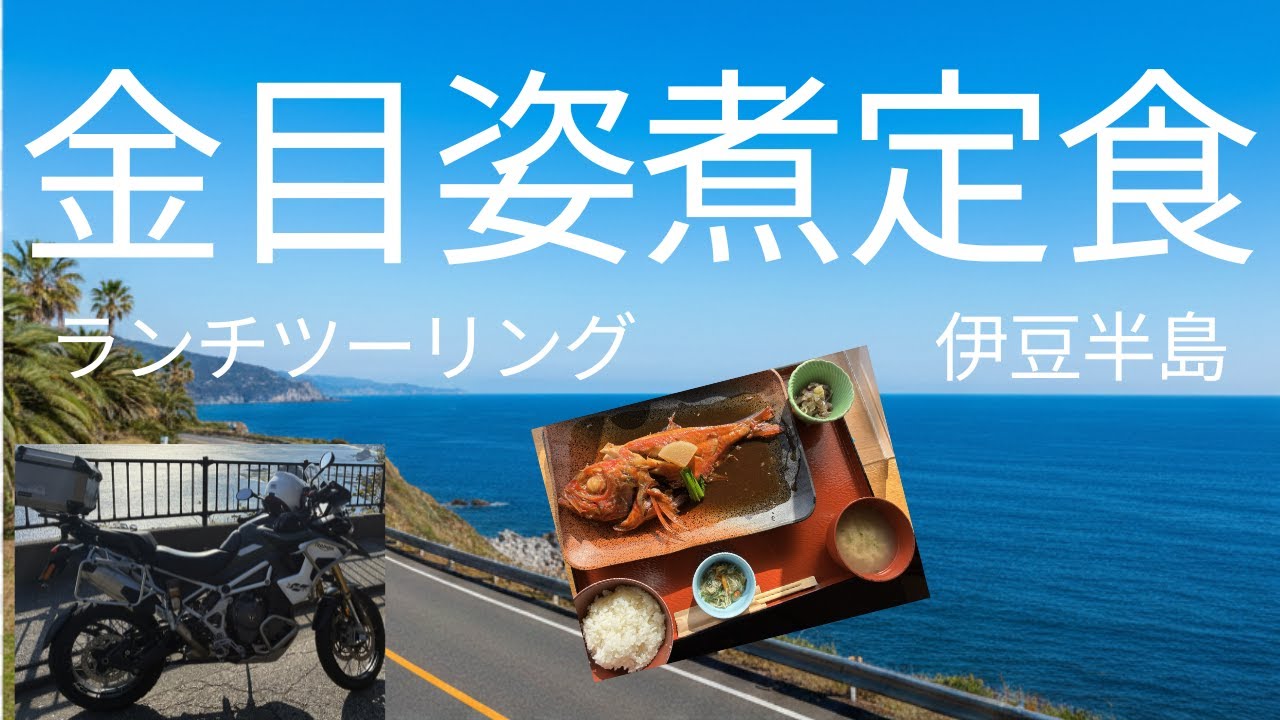 金目姿煮定食を食べに下田に行くランチツーリング