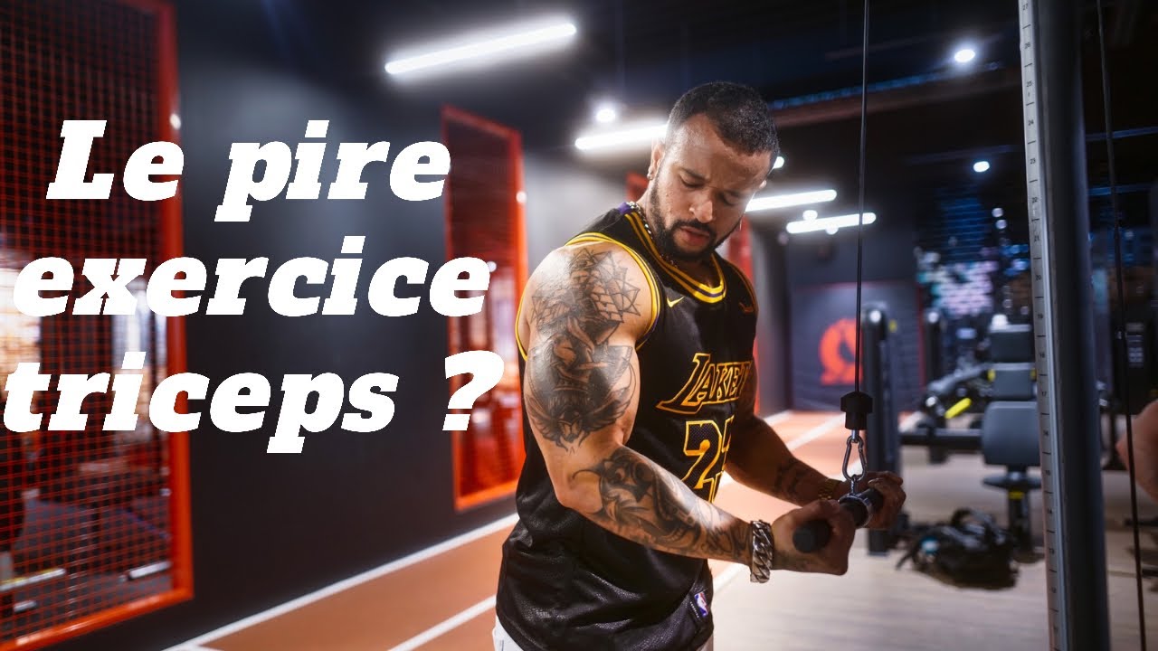 Tu devrais probablement arrêter les triceps en supination