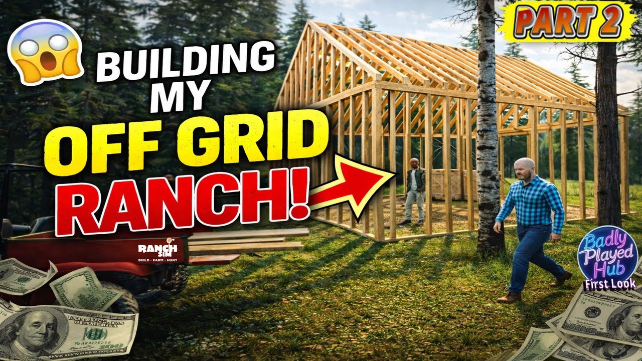 Still Building My Own Off Grid Ranch! - BPH First Look Day 2