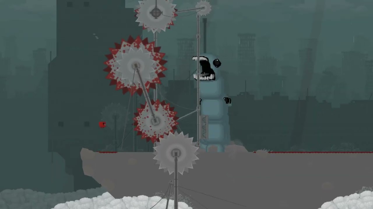 все боссы из Super Meat Boy #SuperMeatBoy