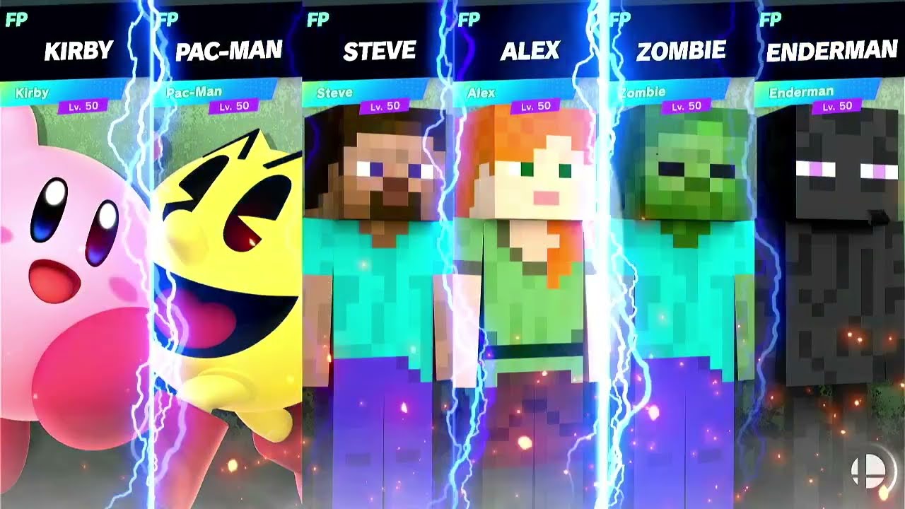Super Smash Bros Ultimate Amiibo Fights Request Item Battle at Minecraft World