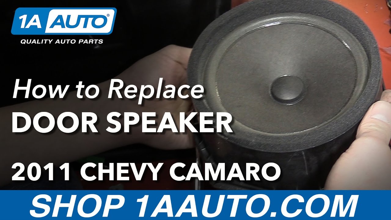 Как заменить динамик в двери Chevrolet Camaro 10-15