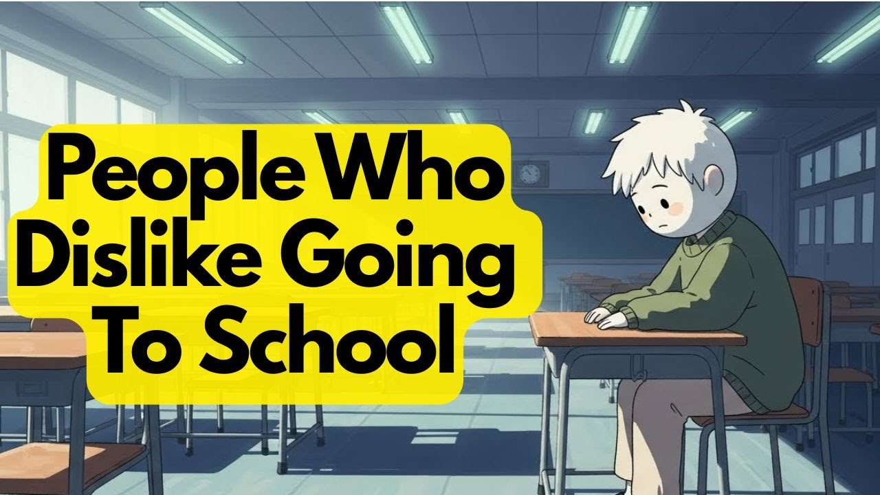The Psychology of People Who Dislike Going to School