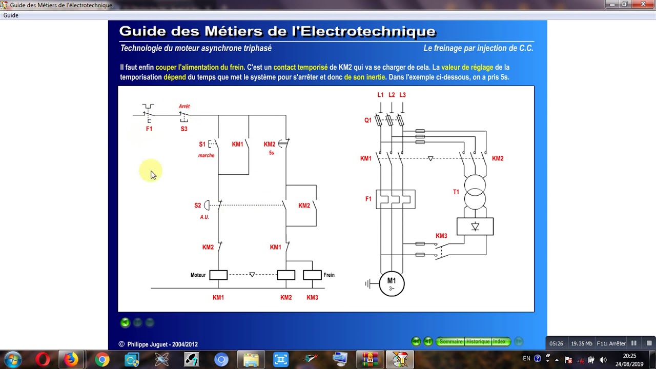 freinage par injection de courant continueطريقة وكيفية عمل