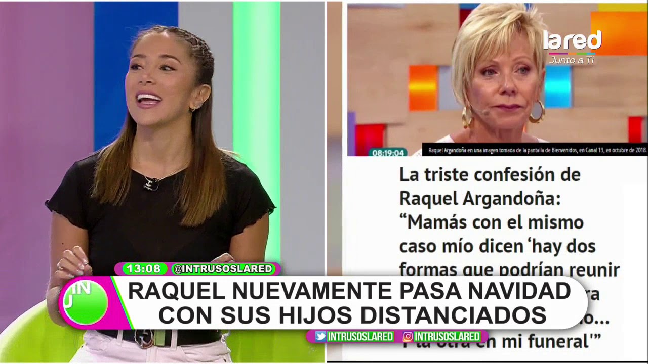 Raquel Argandoña se confesó y habló de su navidad con hijos distanciados