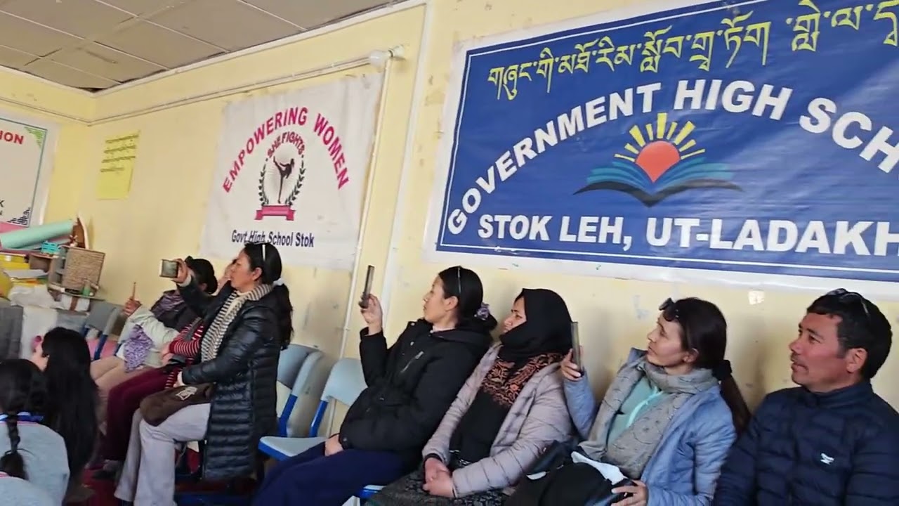 Splendid musical performance by the students of HS Stok,,on the occasion of reopening of school..