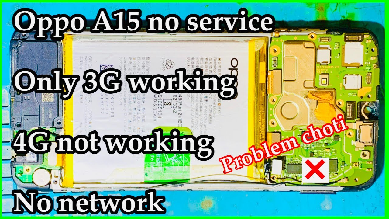 Oppo A15 No Service No Network