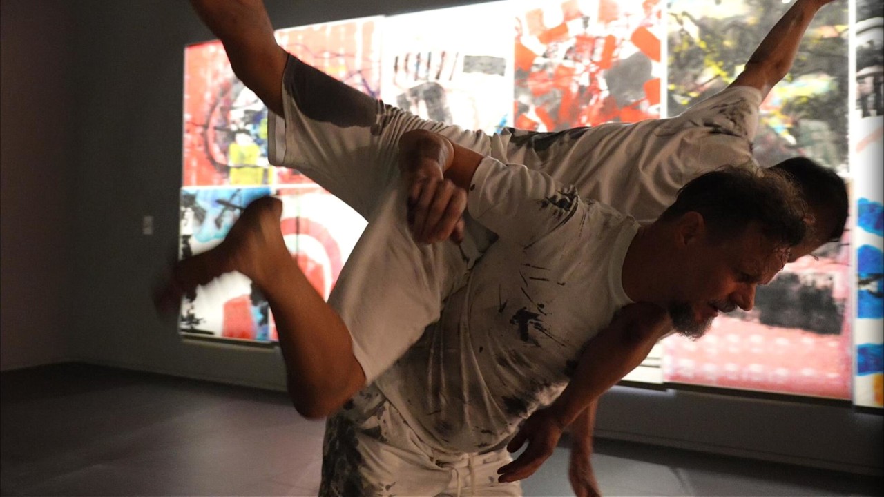 Dance x Painting Cross-Border Performance | Eastern Calligraphy Meets Western Dance