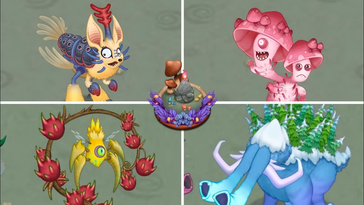 Faerie Island 2025 - All Monsters Sounds And Animations ~ My Singing Monster