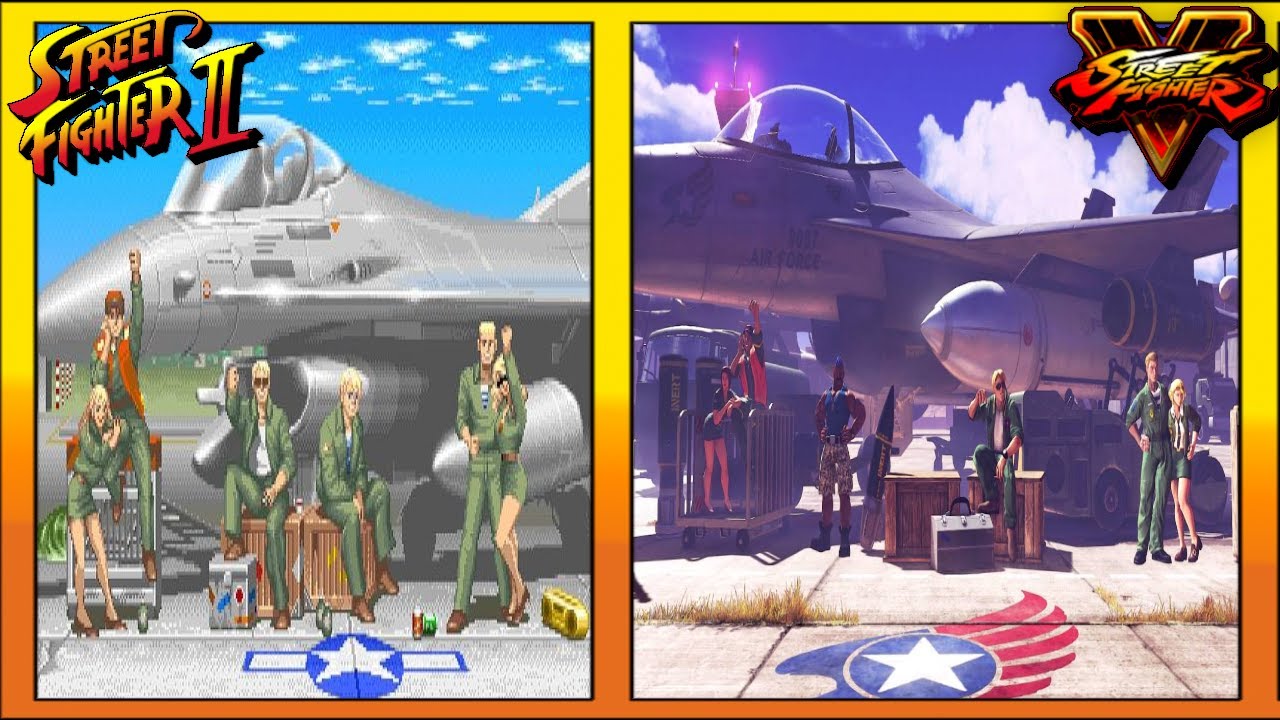 Evolution Of Guile Theme Stage Air Force Base (1991- 2020)