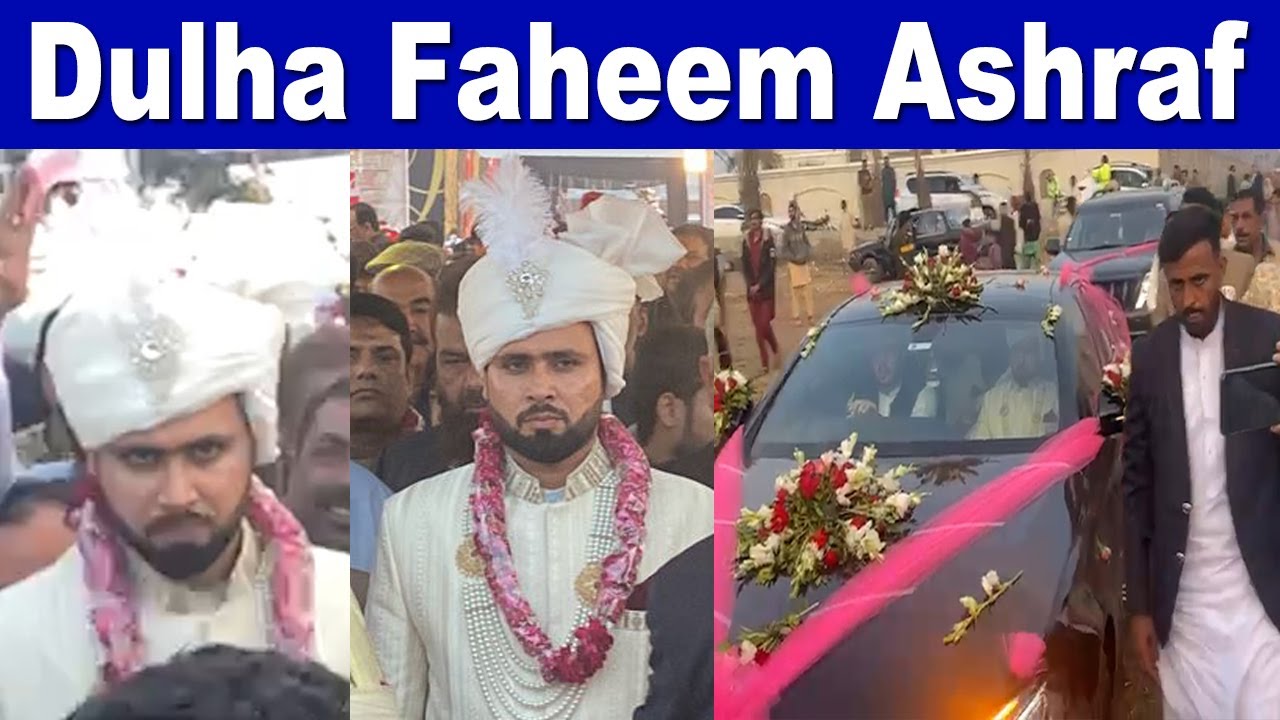 Faheem Ashraf Groom Look | Dulha Ban Gaye Rana Sahab