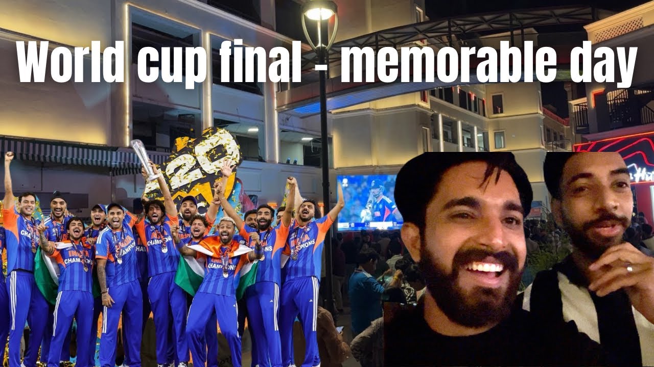 🏏t-20 world cup final match 🙌🏻 memorable match l cricket vlog in urban village, Ambala #cricketvlogs