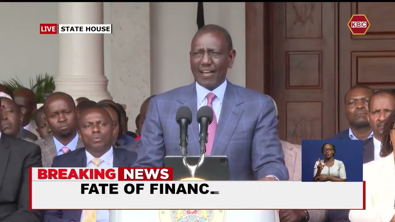 President Ruto drops Finance Bill 2024 following protests
