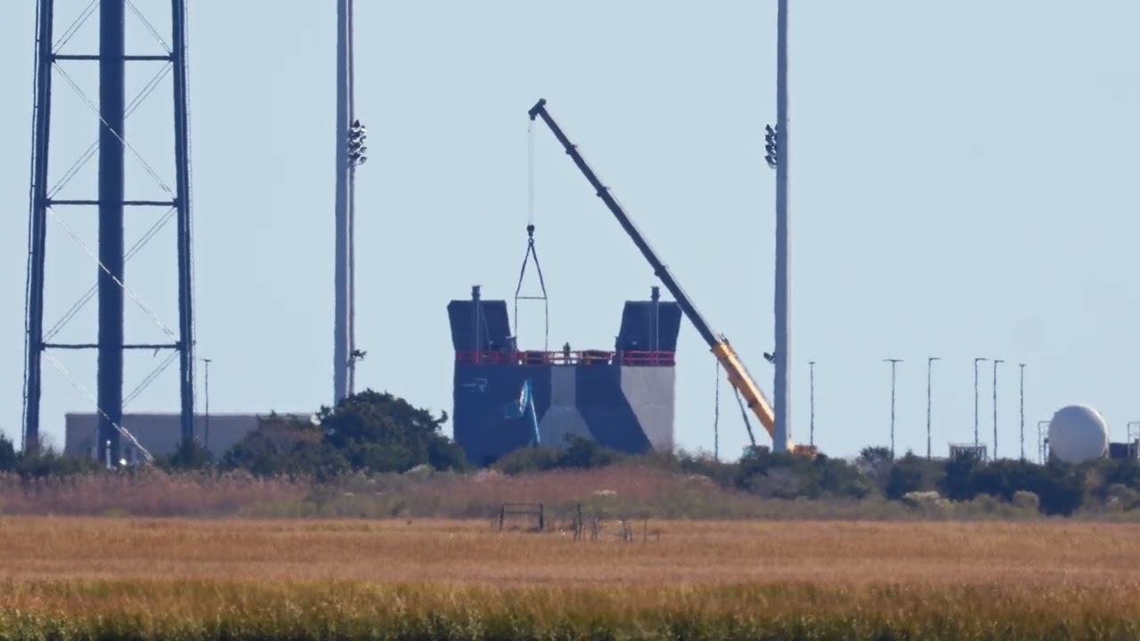 NASA Wallops Update | LC-3 Shielding Continues (Oct 22, 2025)