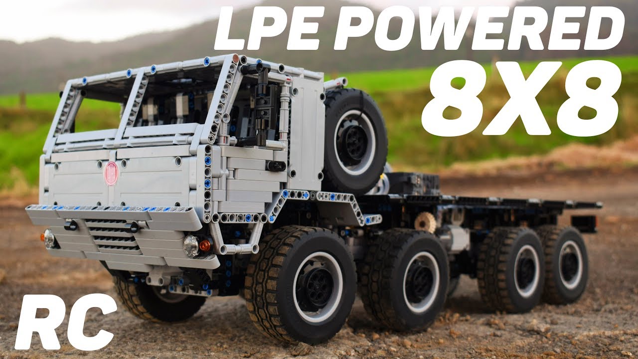 [MOC] Lego Technic Pneumatic Tatra 815-7 8x8 RC - Off Road - массовый и i6 LPE Powered