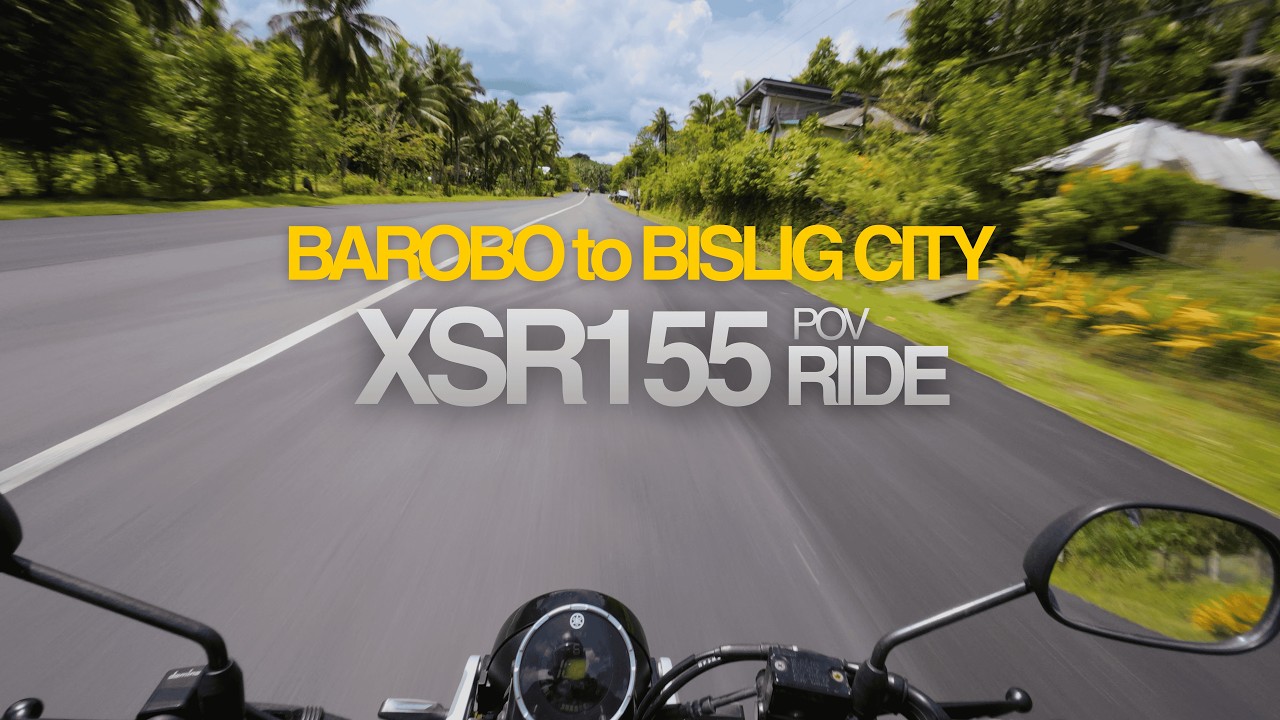 Barobo to Bislig City Surigao del Sur | YAMAHA XSR 155 | DJI OSMO ACTION 5 PRO 4K