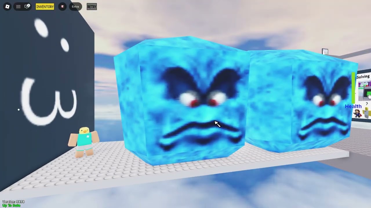 trolliing in mic up and playing hard obby