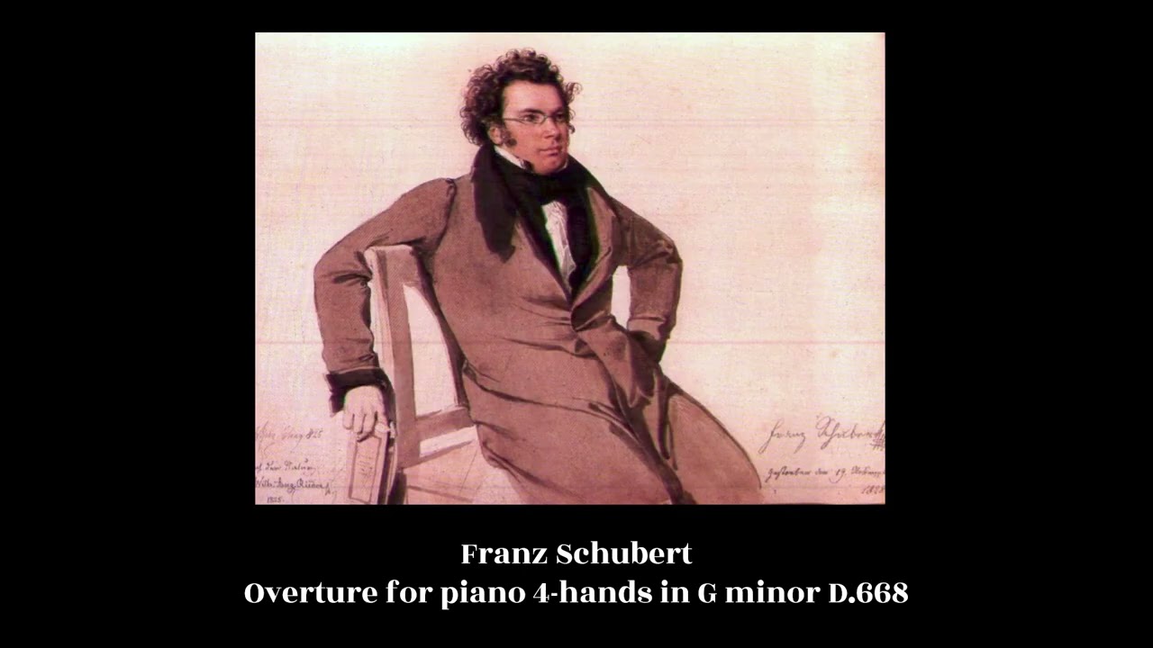 Franz Schubert - Overture for piano 4-hands in G minor D.668