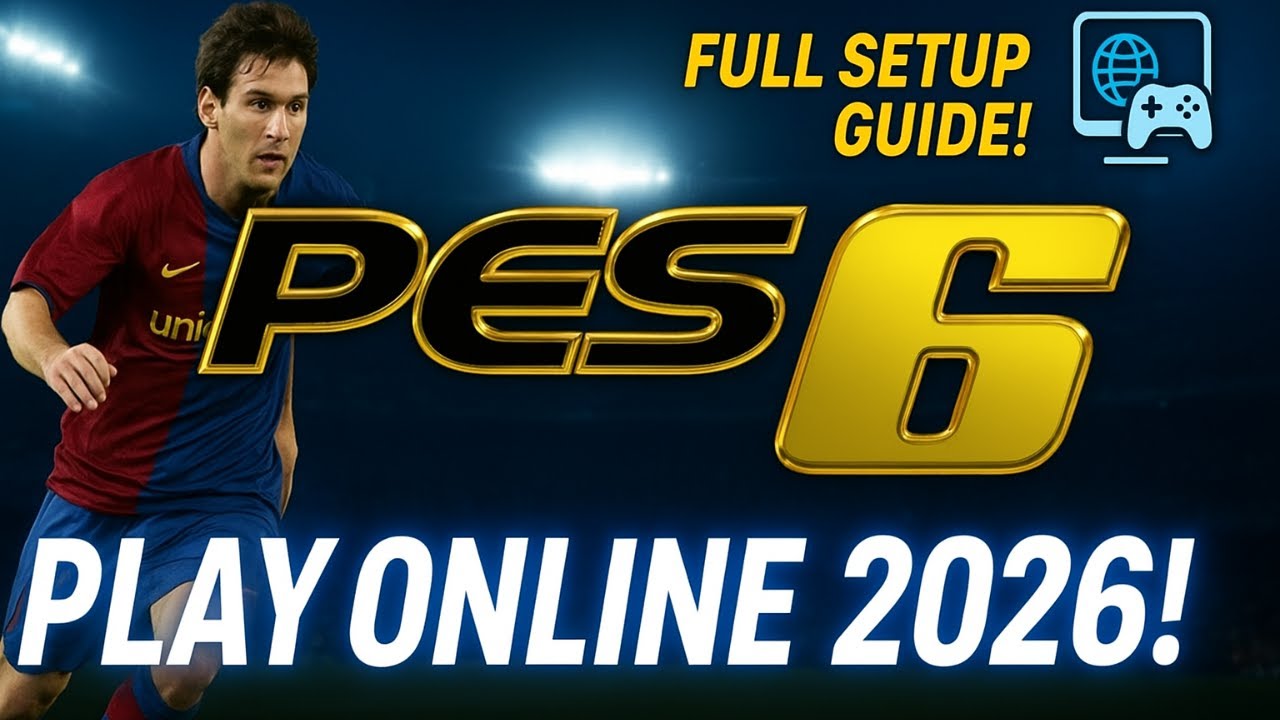 PES 6 Online 2026 Tutorial – Download & Play Multiplayer | All Links Updated