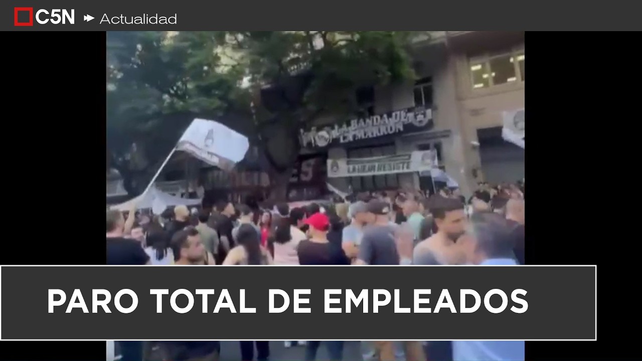JUDICIALES TOMARON el EDIFICIO de los TRIBUNALES del TRABAJO