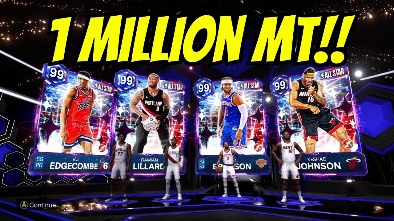 Я использую все карточки Dark Matter All Star Weekend в режиме MyTeam в NBA2K26!!