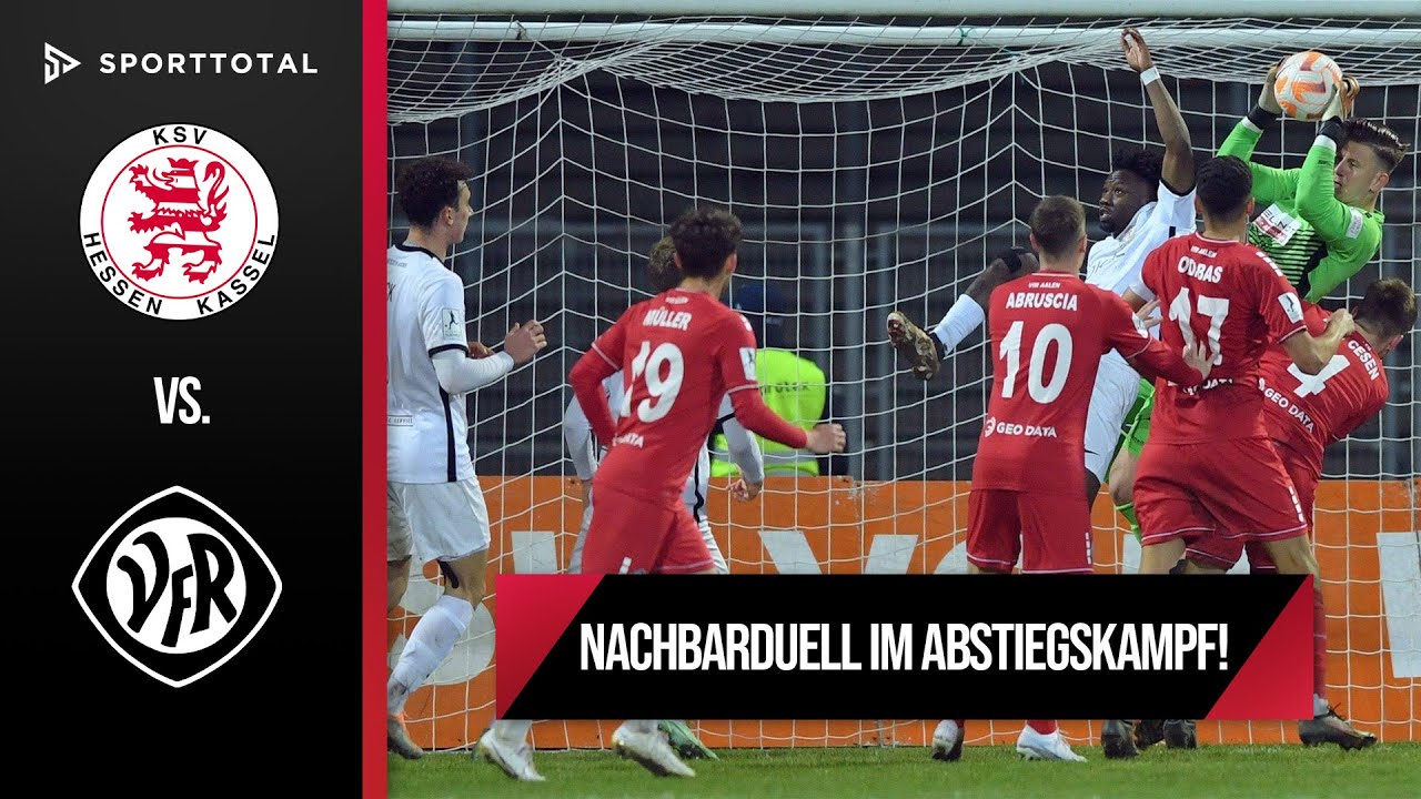 Erstes Tor von Neuzugang reicht nicht! | KSV Hessen Kassel - VfR Aalen | Regionalliga Südwest