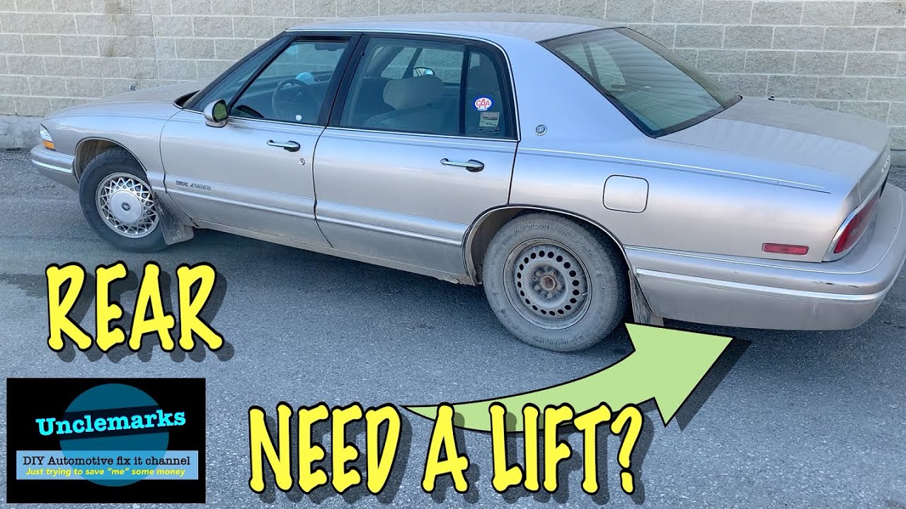 How to fix Buick air suspension rear 1996 butt lift (EP 104) GM